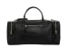 Black leather voyager duffle frank clegg